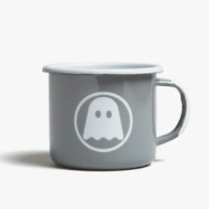 Ghostly Enamelware Tobaxxo coffee cup